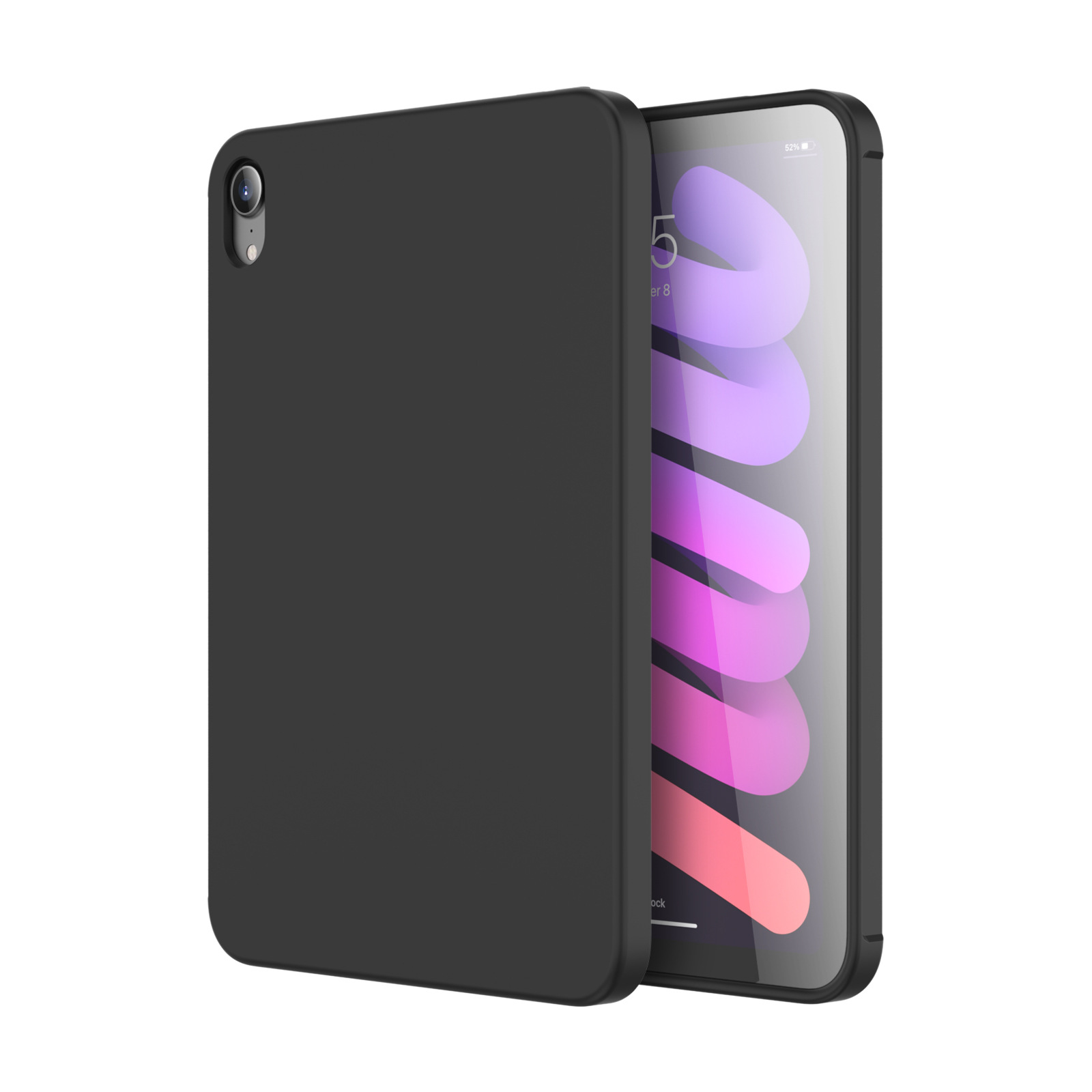Silicone Back Cover for iPad mini 6 — Black