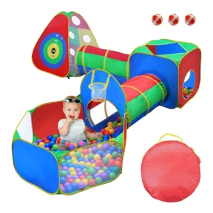 5-Piece Pop-Up Play Tent and Tunnel Set