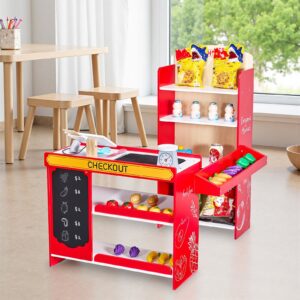 Pretend Grocery Store with Cash Register & Conveyor