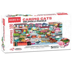 Caring Cats 100-Piece Jigsaw Puzzle